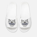 KENZO Women's Tiger Pool Slide Sandals - White