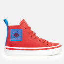 KENZO Women's K-Street Hi-Top Trainers - Medium Red