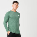 T-Shirt Performance manches longues - Vert chiné