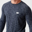 Performance Long Sleeve Top - Navy Marl