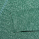 Performance Zip Top - Green Marl