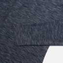Performance Zip Top - Navy Marl