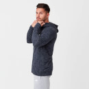 Performance Zip Top - Navy Marl