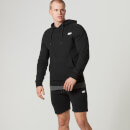 Tru-Fit Zip Pullover Hoodie - Black