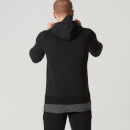 Tru-Fit Zip Pullover Hoodie - Black