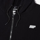 Tru-Fit Zip Up Hoodie - Black