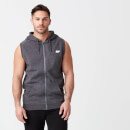 Tru-Fit Sleeveless Hoodie - Charcoal