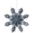 Broste Copenhagen Paper Snowflake Decoration - Small - Orion Blue