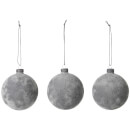Broste Copenhagen Alcan Christmas Baubles - Tornado (Set of 3)
