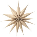 Broste Copenhagen Wooden Star Venok Decoration - Large - Natural