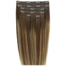 Beauty Works Double Hair Set 18 Inch Clip-In Hair Extensions - #Mocha Melt