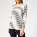 Joules Women's Harbour Stripe Top - Cream/Navy/Stripe