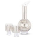 Tom Dixon Tank Jug Set - Platinum Stripe