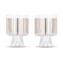 Tom Dixon Tank Jug Set - Platinum Stripe