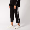 McQ Alexander McQueen Women's Cropped Racer Pants - Darkest Black