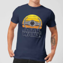 Star Wars Sunset Tie Men's T-Shirt - Navy