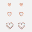 Ted Baker Women's Laaria Heart Trio Gift Set - Rose Gold/Crystal