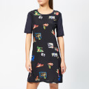 PS Paul Smith Women's Scrapbook T-Shirt Dress - Black