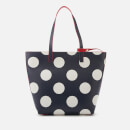 Joules Women's Revery Print Reversible Tote Bag - Navy Spot