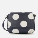 Joules Women's Darby Print Saddle Bag - Navy Spot