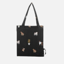 Joules Women's Packaway Bag - Black Dogs