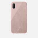 Native Union Clic Canvas iPhone Xs Case - Rose