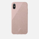 Native Union Clic Canvas iPhone Xs Max Case - Rose