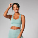 Acid Wash Sports Bra - Seafoam - XS - Seafoam