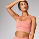 Acid Wash Sports Bra - Copper Rose - XS - Copper Rose