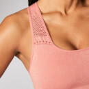 Acid Wash Sports Bra - Copper Rose - XS - Copper Rose