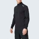 2XU Men's X Vent 1/4 Zip Long Sleeve Top - Black/Black