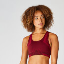 Myprotein Impact Seamless Sports Bra - Oxblood - XS