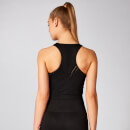Shape Seamless Crop Vest - Black - XS