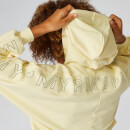 Icon Cropped Hoodie - Zitrone - XS