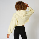 Icon Cropped Hoodie - Zitrone - XS