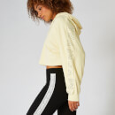 Icon Cropped Hoodie - Zitrone - XS