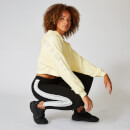 Icon Cropped Hoodie - Zitrone - XS