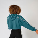 Myprotein Icon Cropped Hoodie - Teal - XS