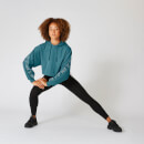 Myprotein Icon Cropped Hoodie - Teal - XS