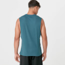 Luxe Classic Drop Armhole Tank Top - Petrol Blue - XS - Petrol Blue