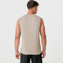 Luxe Classic Drop Armhole Tank Top - Taupe - XS - Taupe