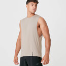 Luxe Classic Drop Armhole Tank Top - Taupe - XS - Taupe