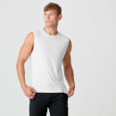 Maglia classica smanicata Luxe - Gesso