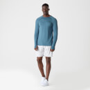 Myprotein Dry-Tech Infinity Long-Sleeve T-Shirt – Blue - XS - Cadet Blue