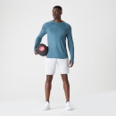 Myprotein Dry-Tech Infinity Long-Sleeve T-Shirt – Blue - XS - Cadet Blue