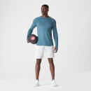 Myprotein Dry-Tech Infinity Long-Sleeve T-Shirt – Blue - XS - Cadet Blue