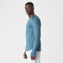 Myprotein Dry-Tech Infinity Long-Sleeve T-Shirt – Blue - XS - Cadet Blue