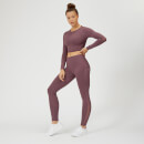 Power Mesh Crop Top - XS - Mauve
