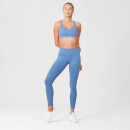 Power Mesh Sports Bra - Thunder Blue