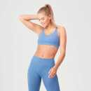 Power Mesh Sports Bra - Thunder Blue
